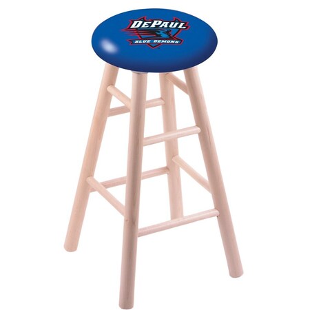 Maple Bar Stool,Natural Finish,DePaul Seat